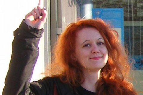 Barna Emília, a Nőkért Egyesület és a Onebillionrising Budapest szervezőcsapatának tagja