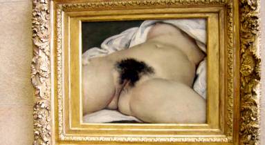 Gustave Courbet: A világ eredete című festménye (1866, Musée d’Orsay)